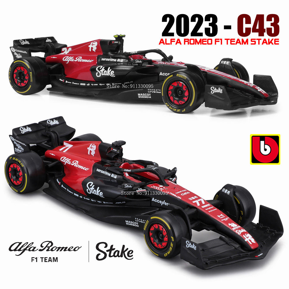 Model Kit Alfa Romeo - Bburago 1:43 Alfa Romeo F1 팀