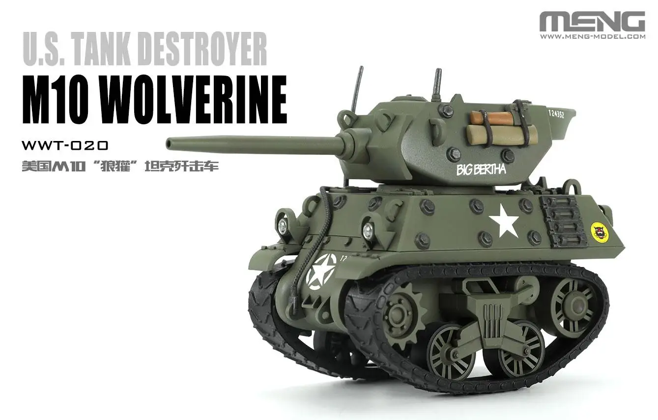 Model Kit Wolverine - MENG 모델 WWT 미국 탱크 파괴기