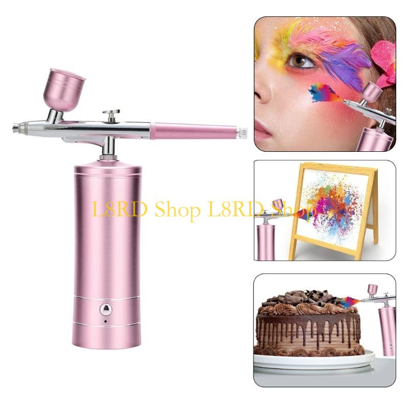 Airbrush Compressor Kit - L8RD 무선 에어 브러시 건 0.3mm