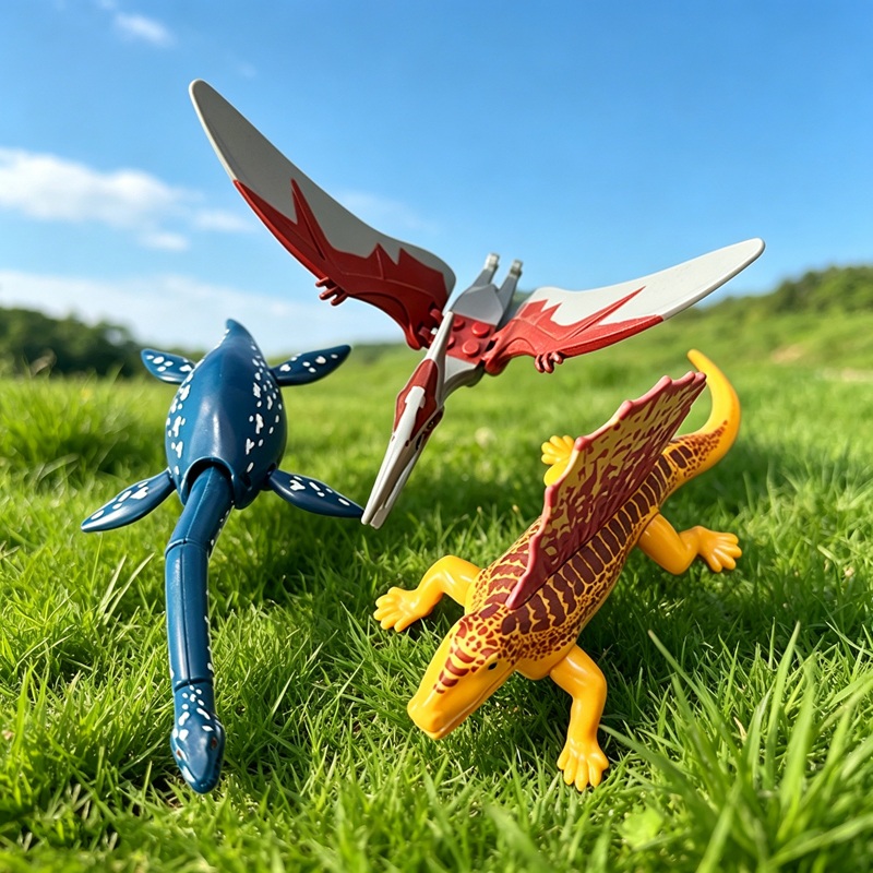 Model Kit Jurassic Park - 미니 쥬라기 공룡 세계 빌딩 블록