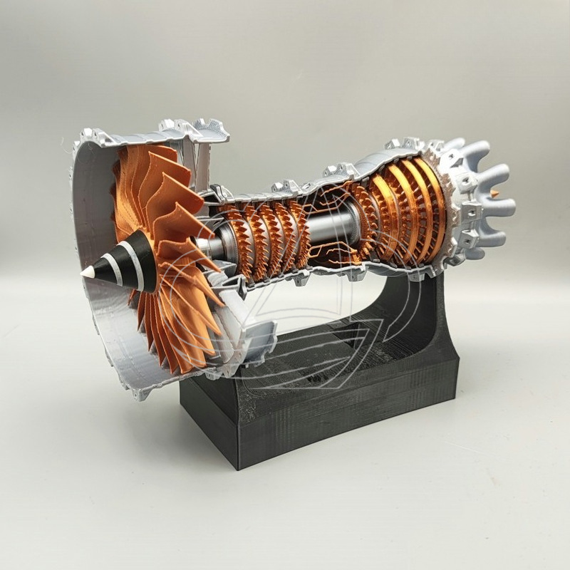 Model Kit Jet Engine - 미니 터보팬 엔진 모델 작동식 제트기