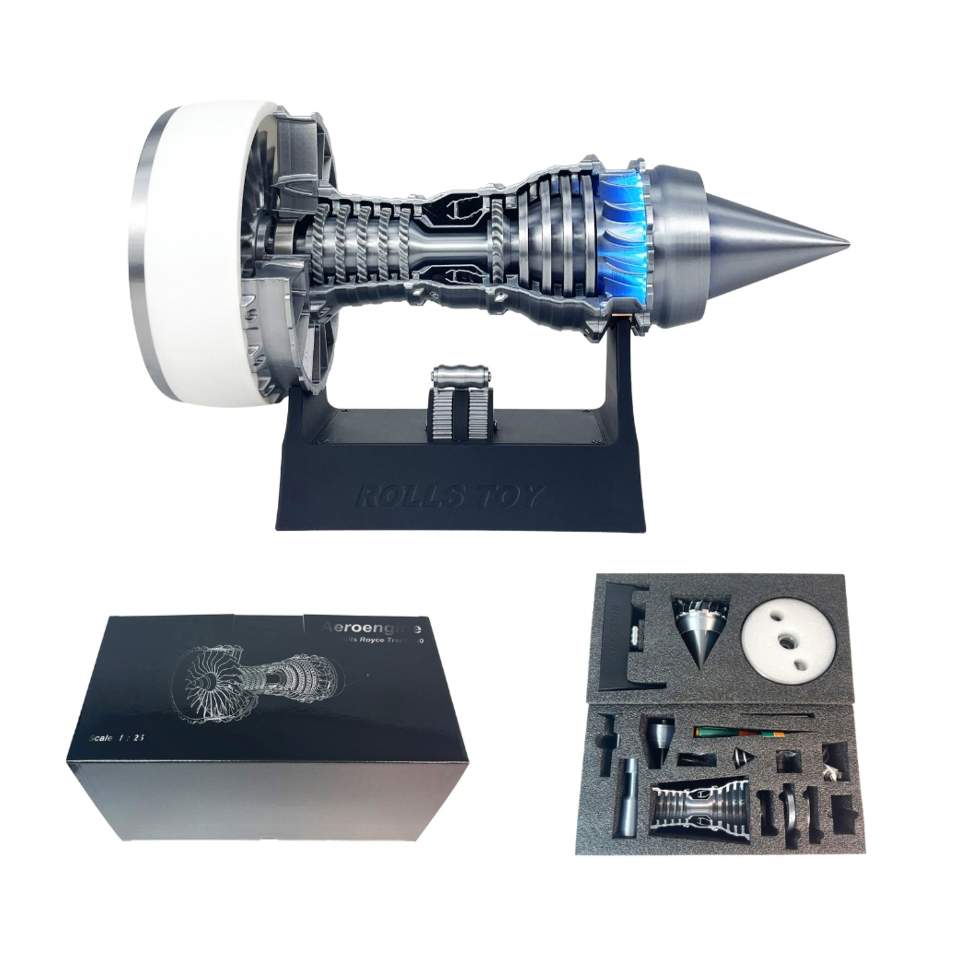 Model Kit Jet Engine - 3D 프린팅 터빈 엔진 모델 -