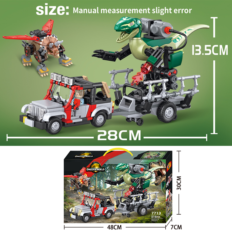 490PCS MOC 쥬라기 공룡 세계 빌딩 블록 동물  - Model Kit Jurassic Park 리뷰 및 가격