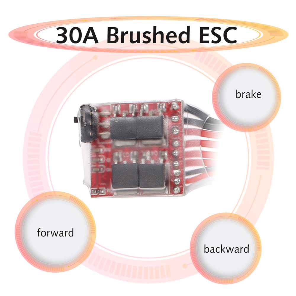 미니 RC 자동차 30A 브러시드 ESC 전진 후진 브 - Model Kit Ship 리뷰 및 가격