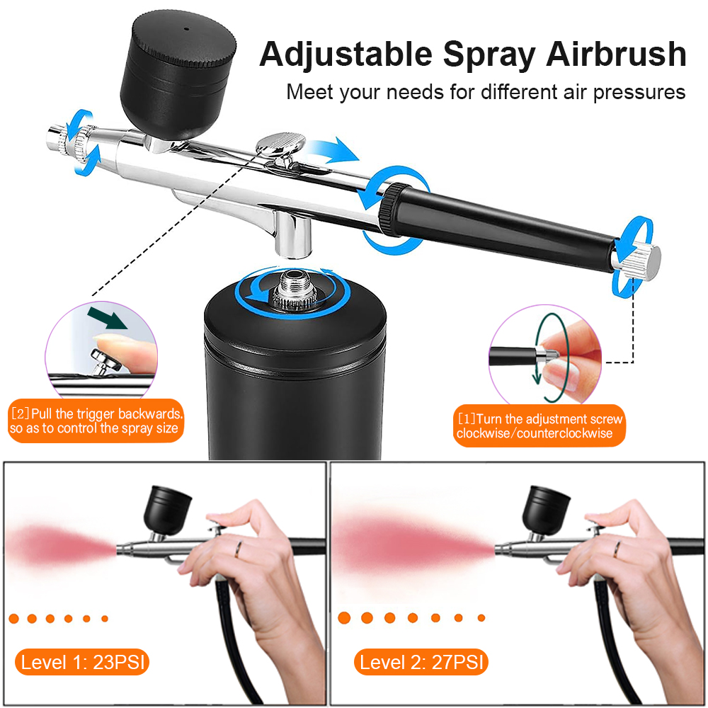 에어 브러시 페인팅 에어 브러시 (압축기 포함) 페인트 - Airbrush Compressor Kit 리뷰 및 가격