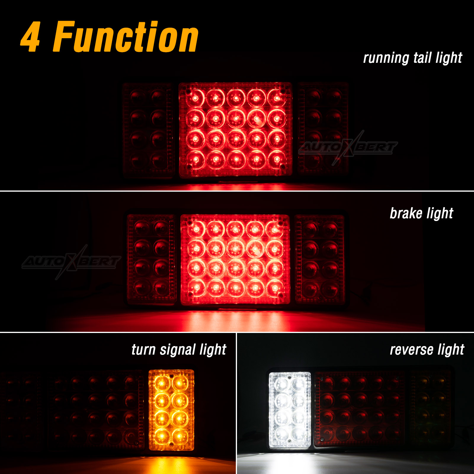 12V 36LED 트럭 후면 테일 라이트 어셈블리 표시 - Model Kit Ship 리뷰 및 가격