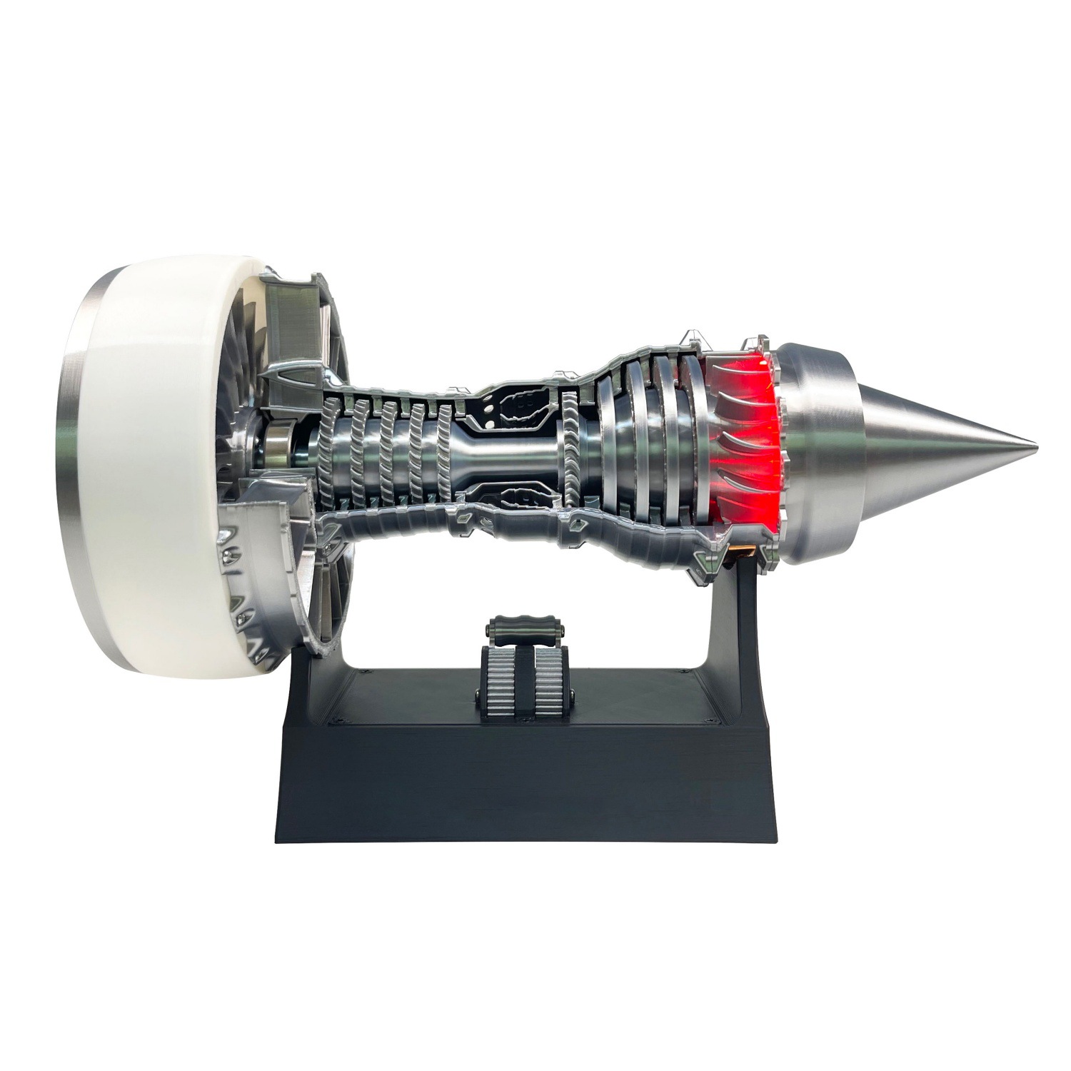 3D 프린팅 터빈 엔진 모델 - LED 조명이 있는 작 - Model Kit Jet Engine 리뷰 및 가격