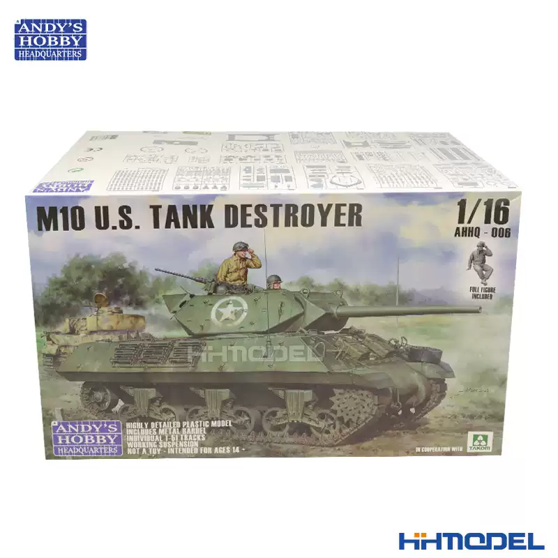 오버사이즈 1/16 미국 M10 울버린 탱크 디스트로이 - Model Kit Wolverine 리뷰 및 가격
