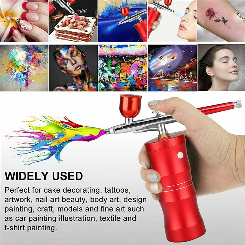 압축기가 포함된 휴대용 에어브러시 키트, 3개의 페인트 - Airbrush Compressor Kit 리뷰 및 가격