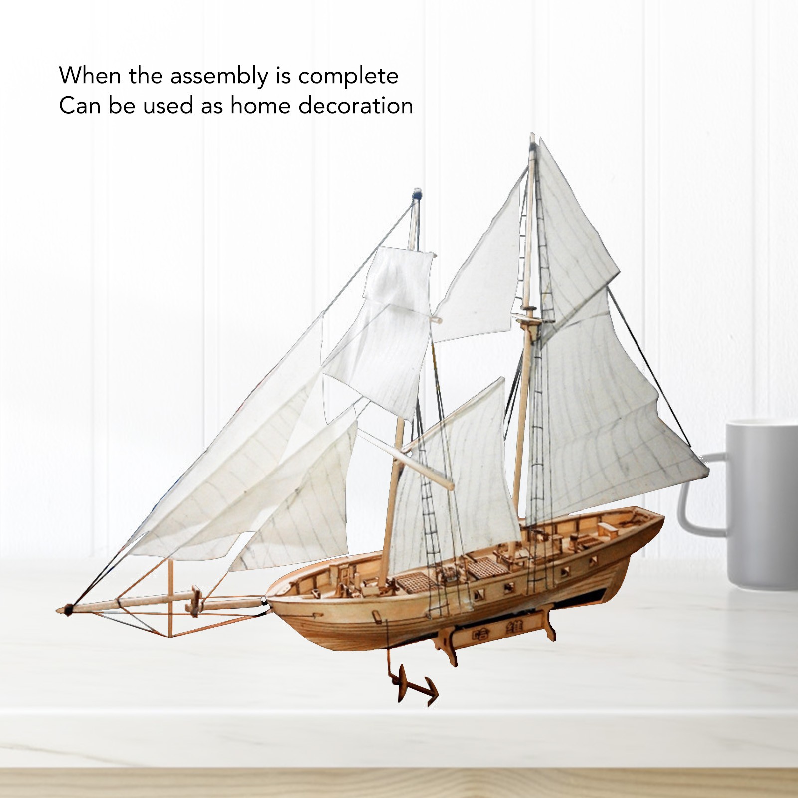 1:130 나무 범선 키트 지능 개발 DIY 과학 고대 - Model Kit Ship 리뷰 및 가격